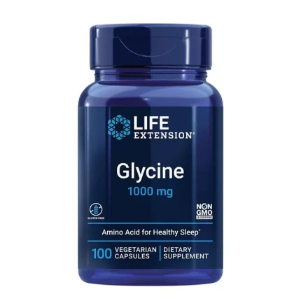 life extension glycine 1000mg, glycine 1000mg, glycine, the woodlands, vitamins, supplements, theramineral