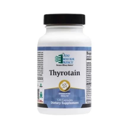 thyrotain, ortho molecular products, endocrine health, vitamins, theramineral, the woodlands, supplements