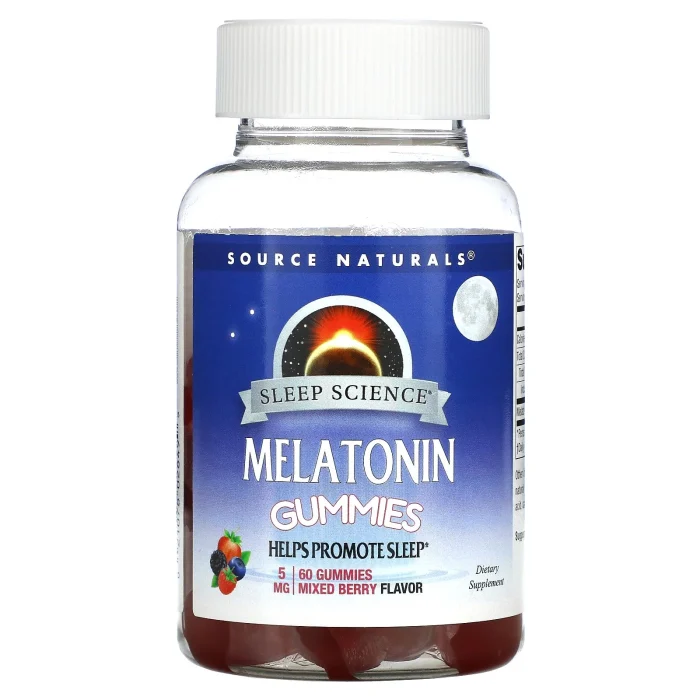 melatonin gummies, melatonin, source naturals, source naturals vitamins, supplement, the woodlands, theramineral, vitamins, supplements