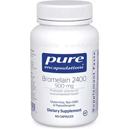 bromelain, pure encapsulations, supplement, the woodlands, theramineral, vitamins, supplements