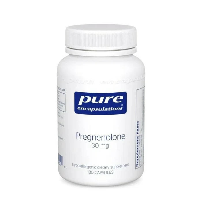 pregnenolone 30mg, pregnenolone, pure encapsulations, the woodlands, vitamins, supplements, theramineral